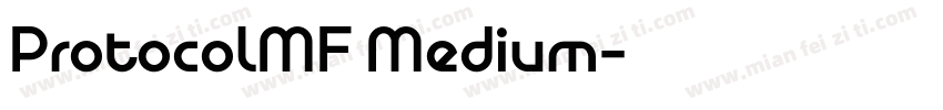 ProtocolMF Medium字体转换